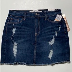 Jean Mini Skirt by Tinseltown